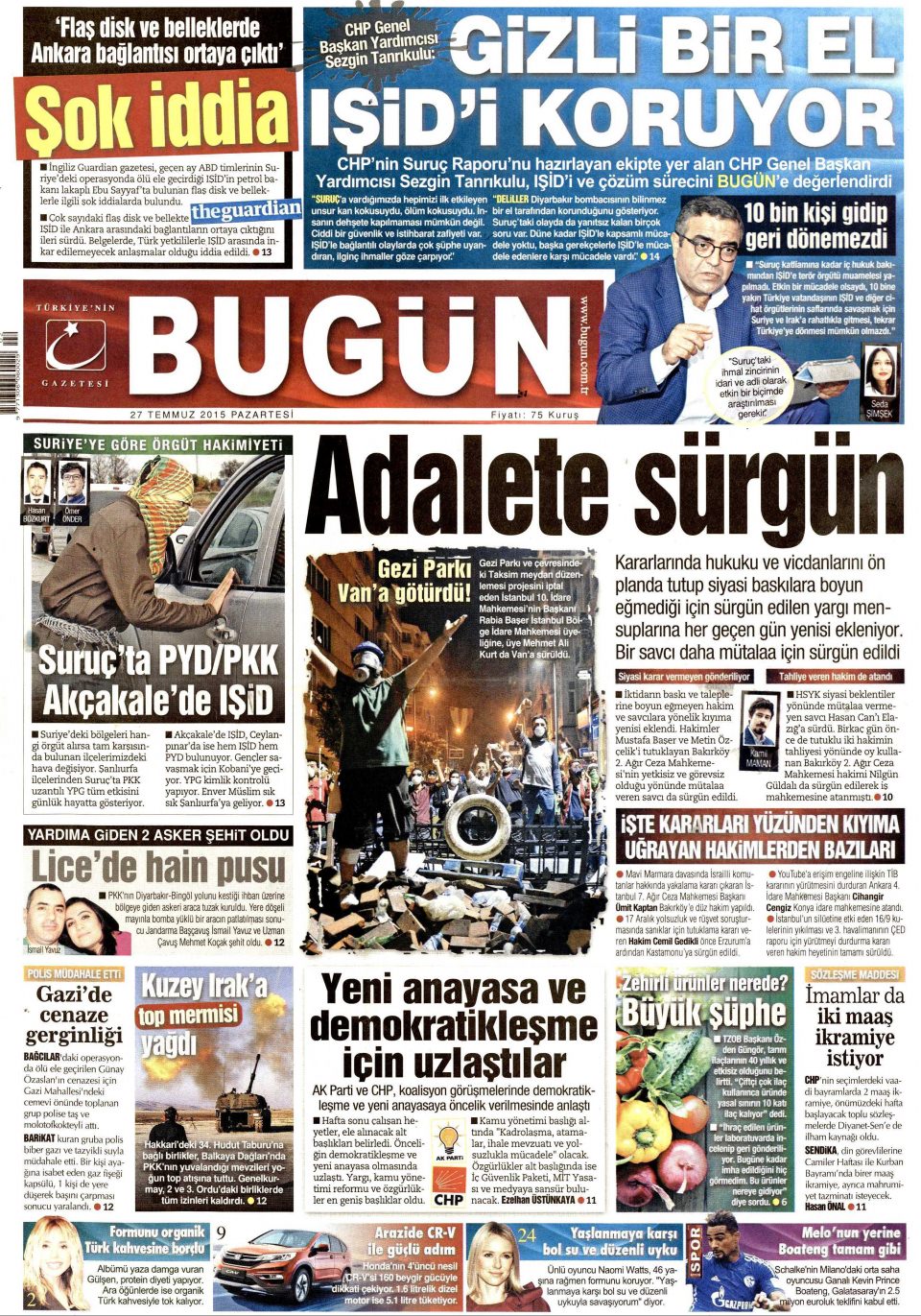 Gazeteler bugün ne yazdı? - 20