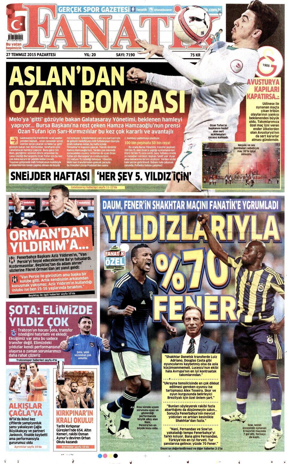 Gazeteler bugün ne yazdı? - 27