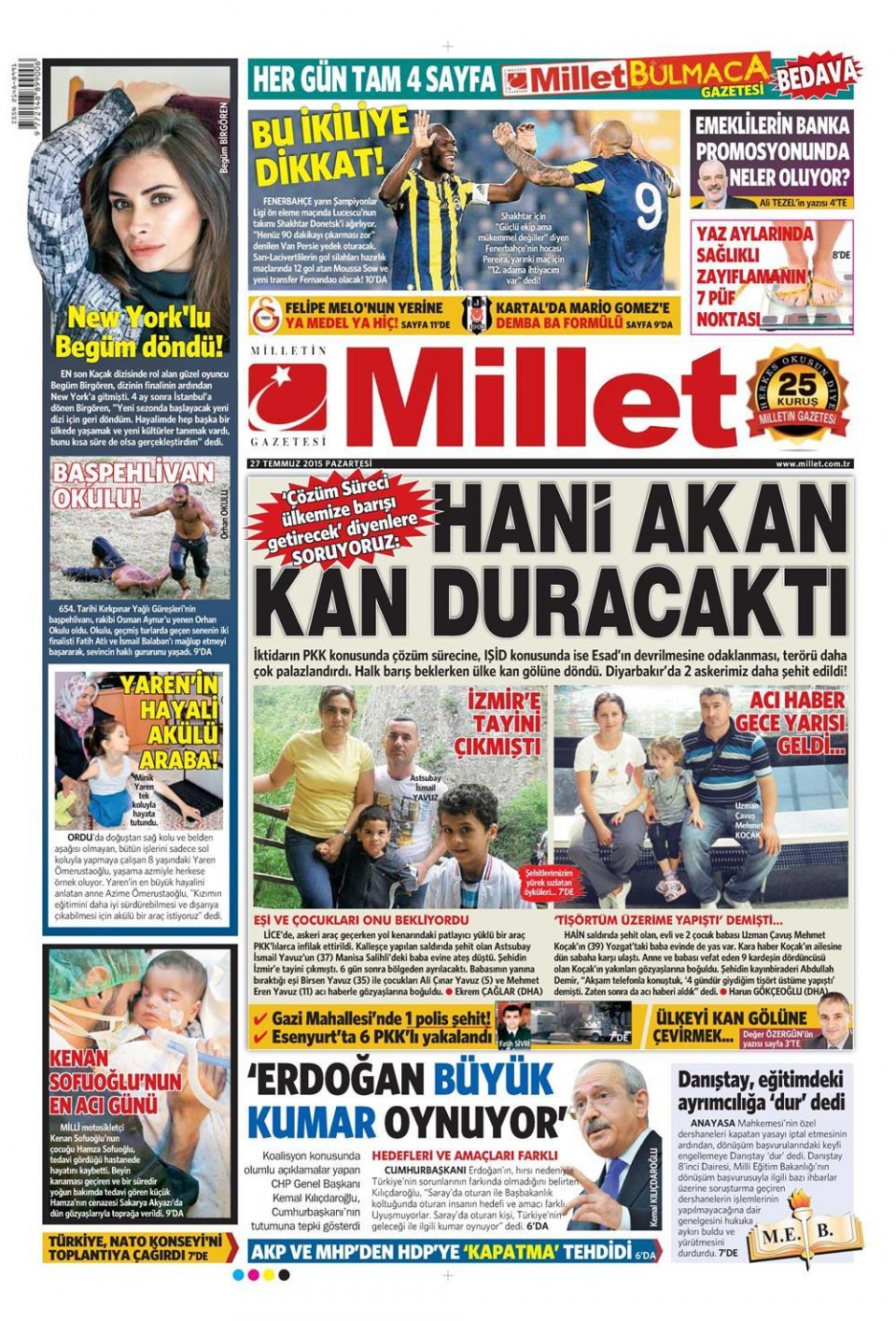 Gazeteler bugün ne yazdı? - 10