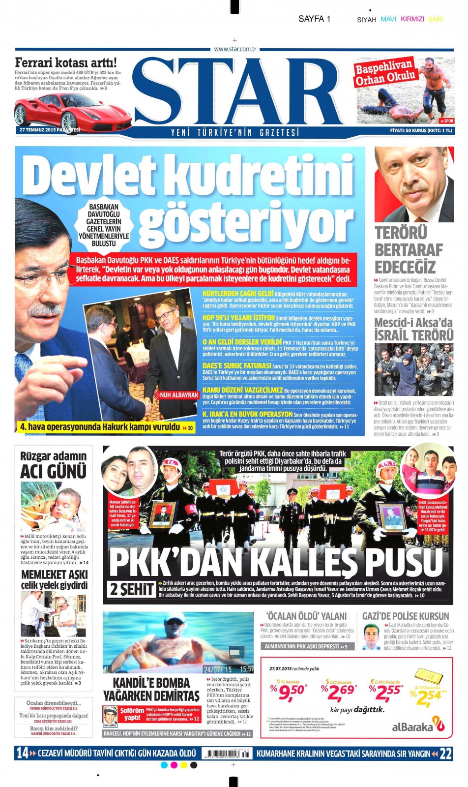 Gazeteler bugün ne yazdı? - 26