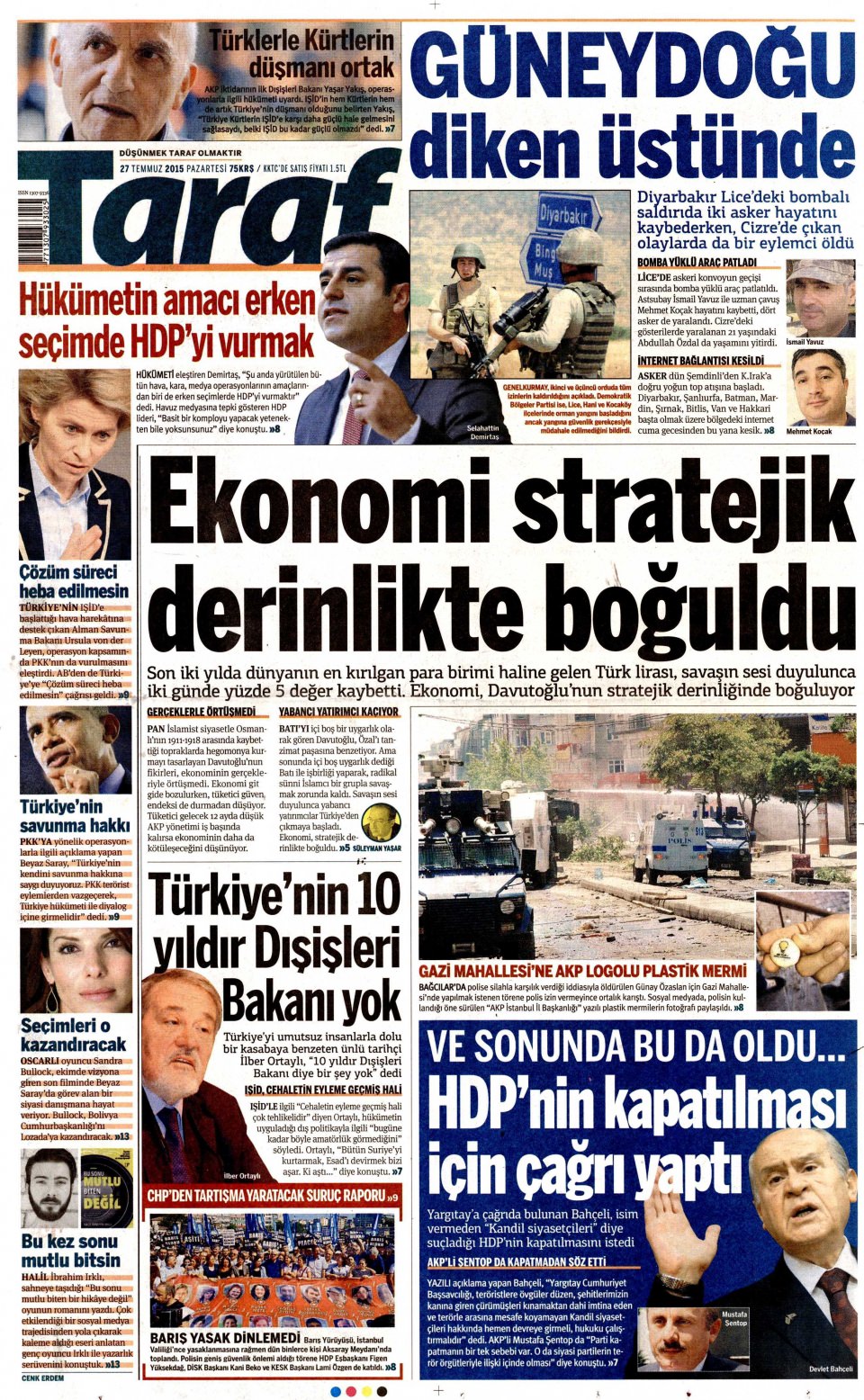 Gazeteler bugün ne yazdı? - 28