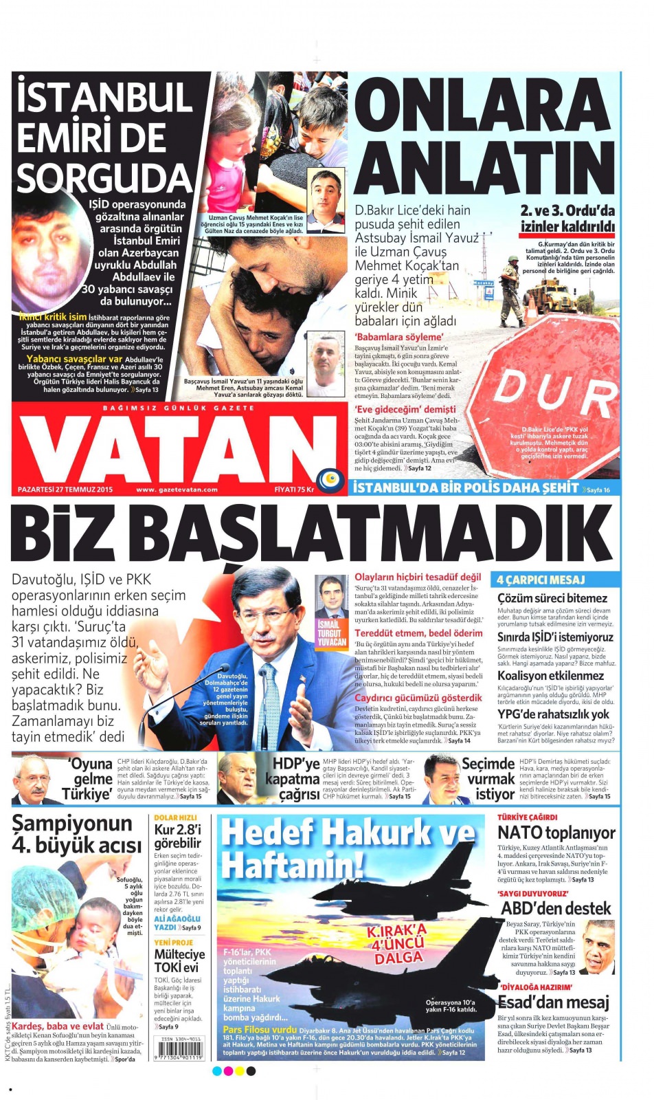 Gazeteler bugün ne yazdı? - 3