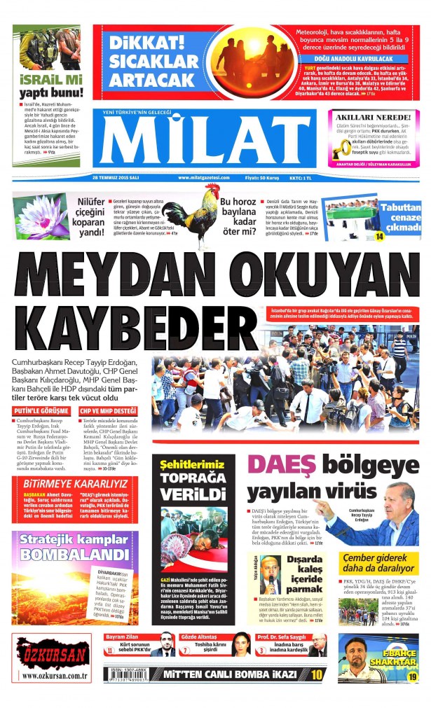 Gazeteler bugün ne yazdı? - 10