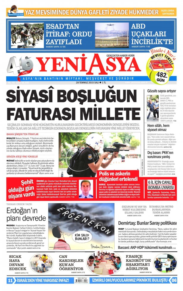 Gazeteler bugün ne yazdı? - 6