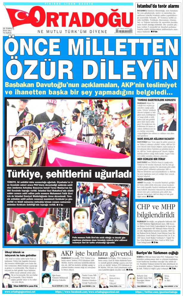 Gazeteler bugün ne yazdı? - 12