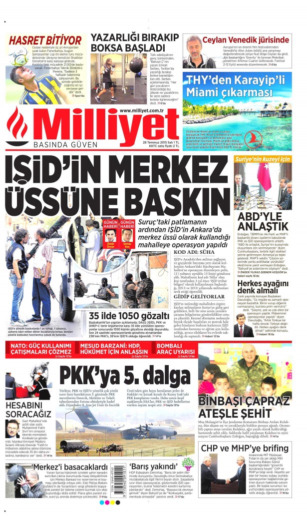 Gazeteler bugün ne yazdı? - 13