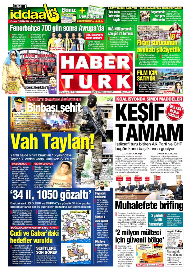 Gazeteler bugün ne yazdı? - 15