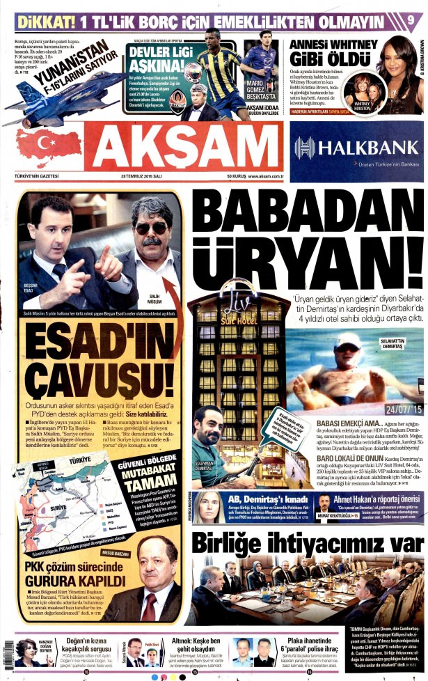 Gazeteler bugün ne yazdı? - 8