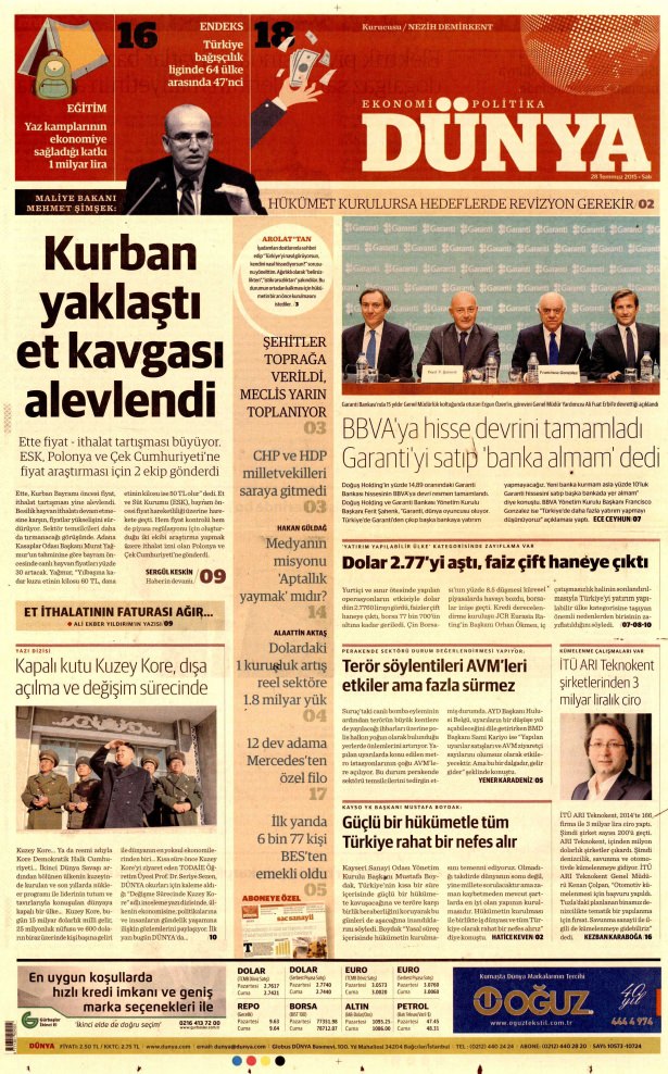 Gazeteler bugün ne yazdı? - 9