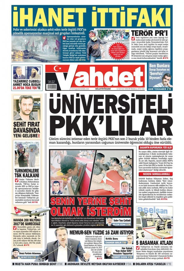 Gazeteler bugün ne yazdı? - 30