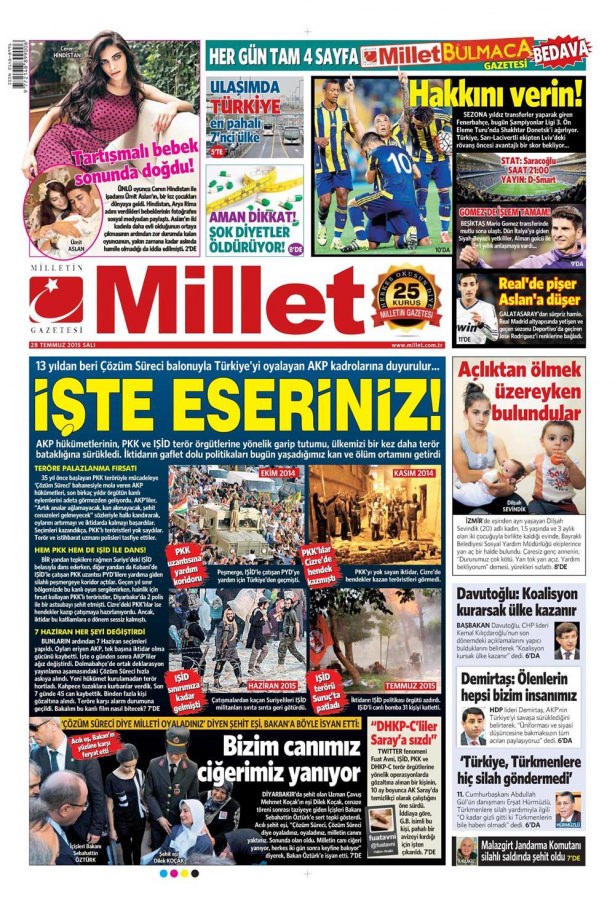 Gazeteler bugün ne yazdı? - 19