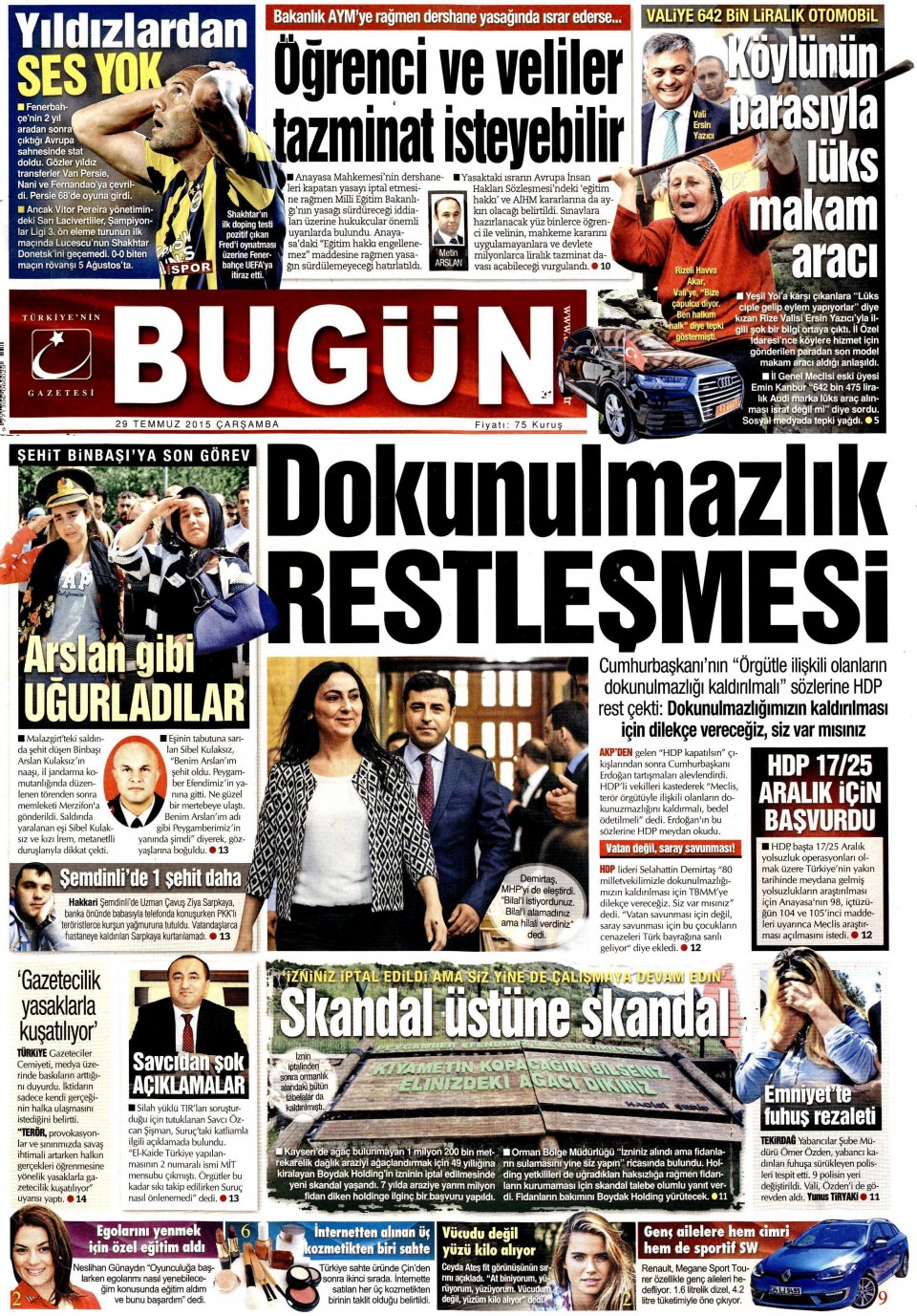 Gazeteler bugün ne yazdı? - 2