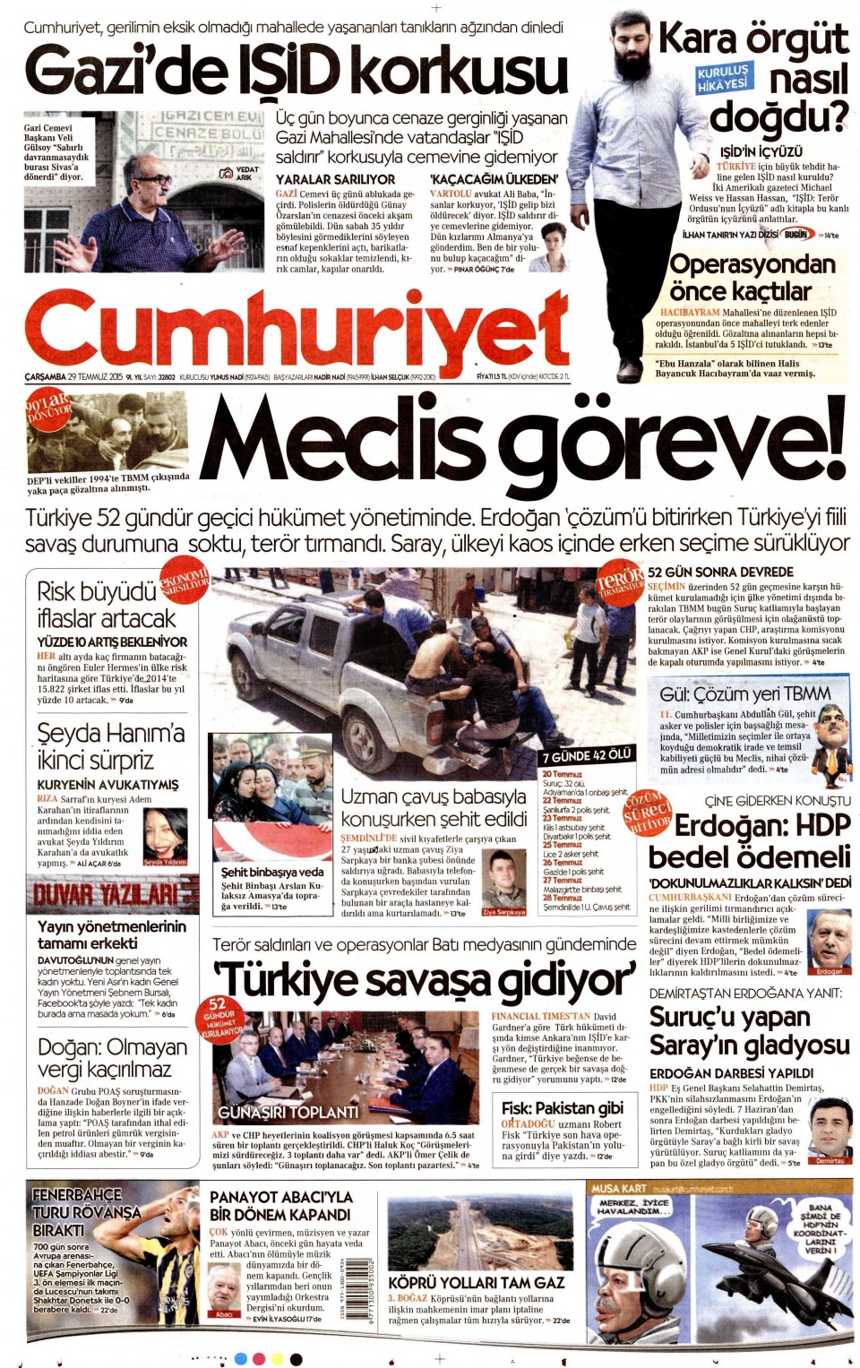 Gazeteler bugün ne yazdı? - 20