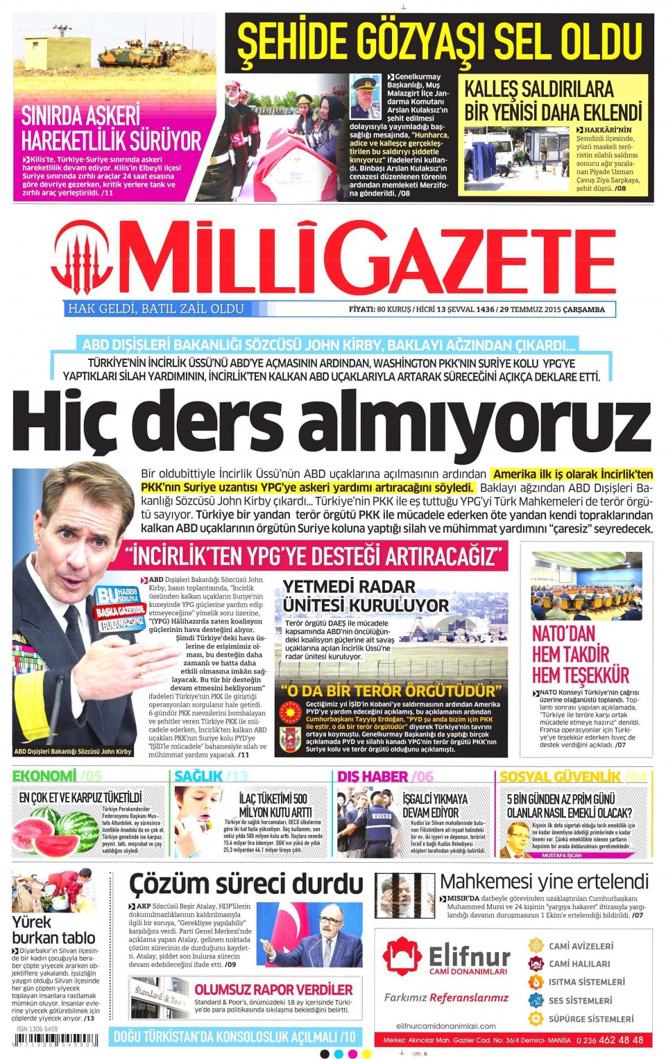 Gazeteler bugün ne yazdı? - 10