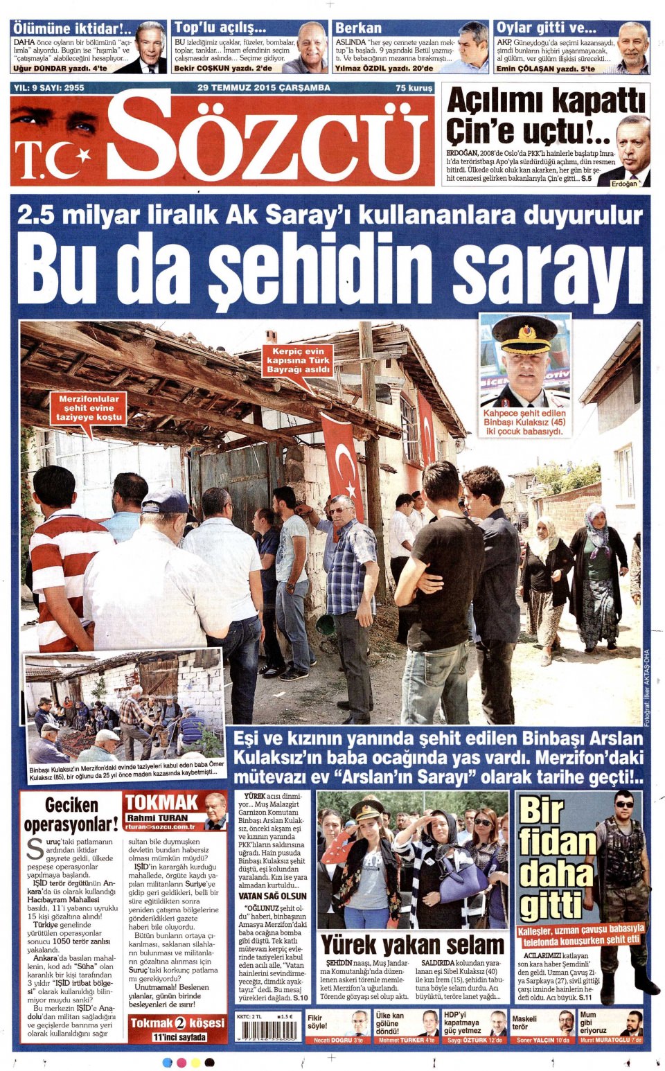 Gazeteler bugün ne yazdı? - 13