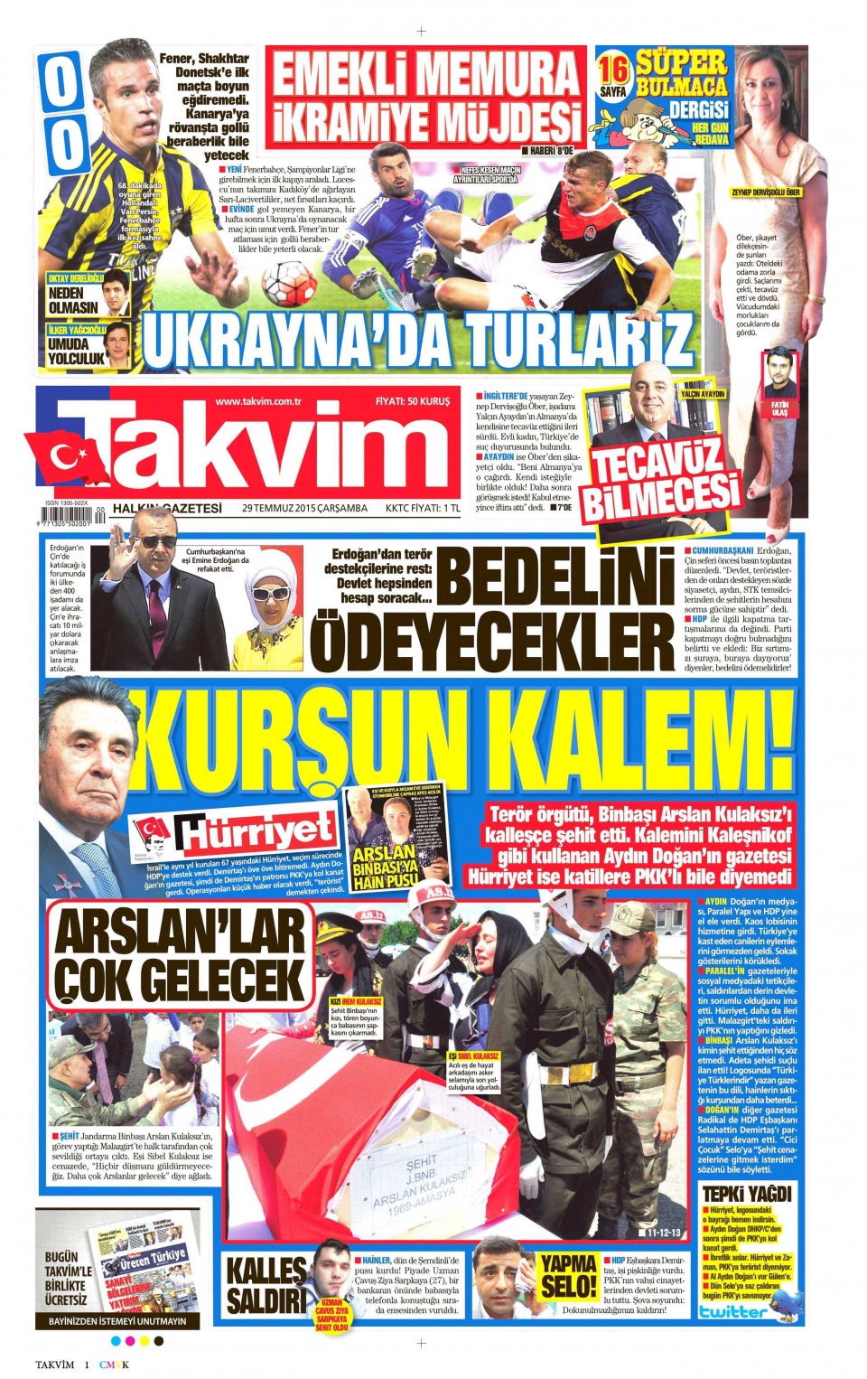 Gazeteler bugün ne yazdı? - 12