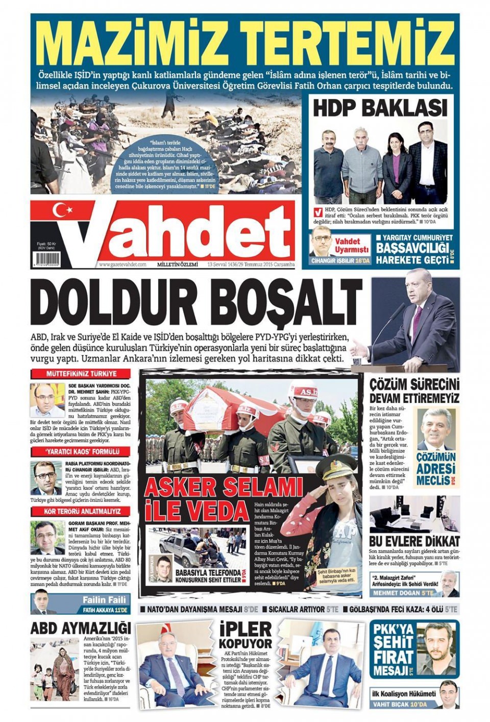 Gazeteler bugün ne yazdı? - 22