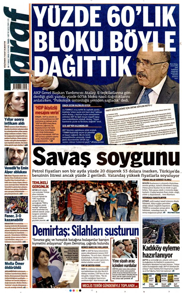 Gazeteler bugün ne yazdı? - 6