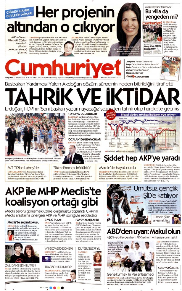 Gazeteler bugün ne yazdı? - 11