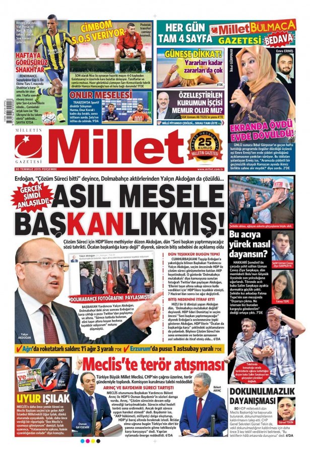 Gazeteler bugün ne yazdı? - 21