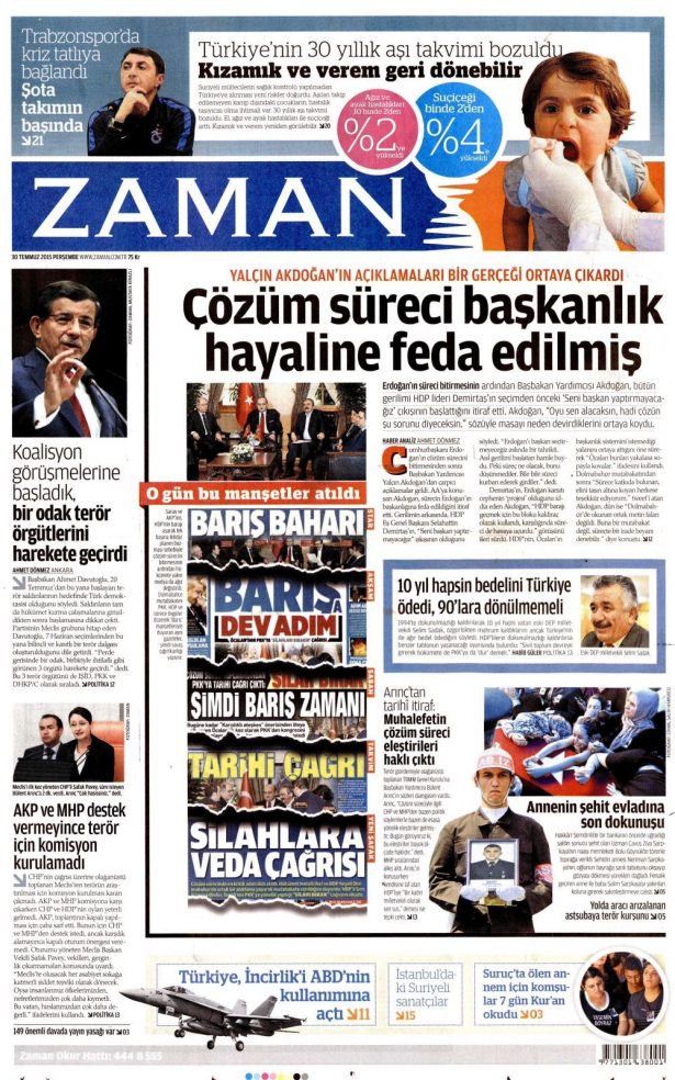 Gazeteler bugün ne yazdı? - 26