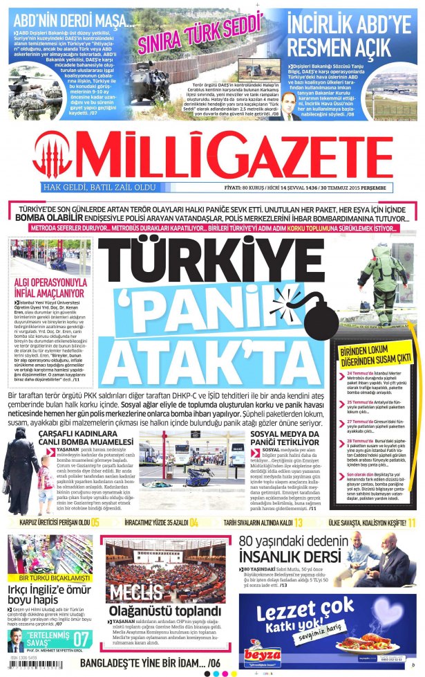 Gazeteler bugün ne yazdı? - 4