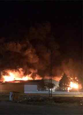 İHH deposunda büyük yangın - 630