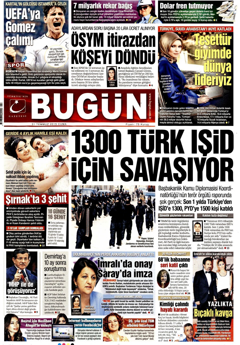 Gazeteler bugün ne yazdı? - 8