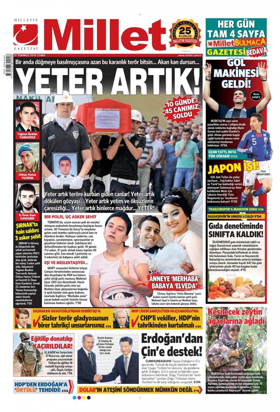 Gazeteler bugün ne yazdı? - 10