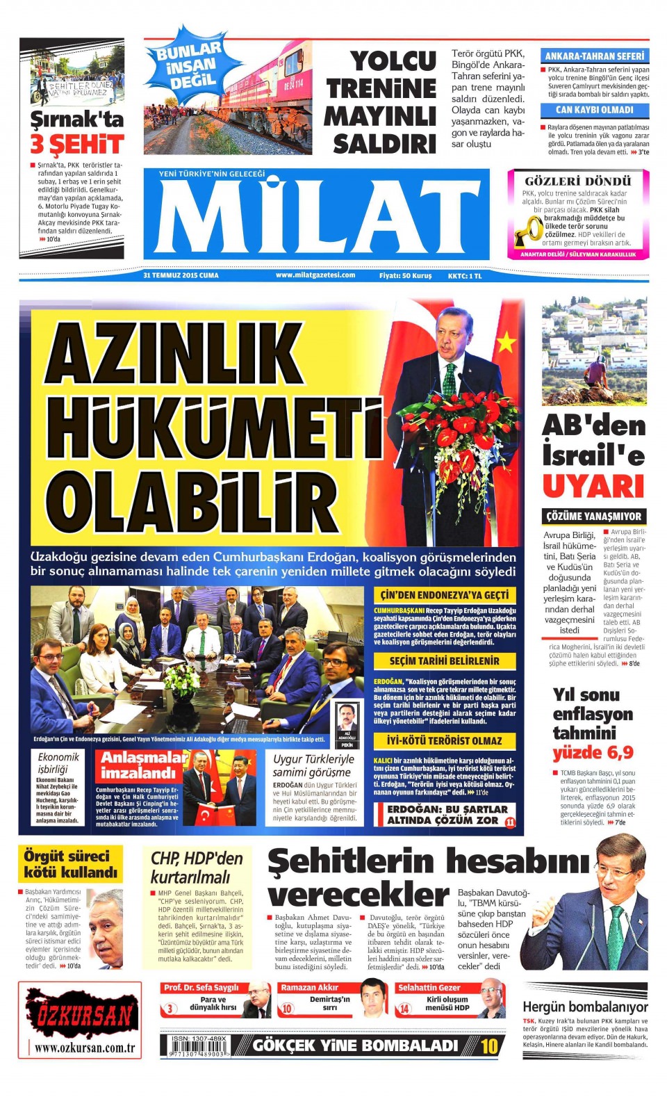 Gazeteler bugün ne yazdı? - 28