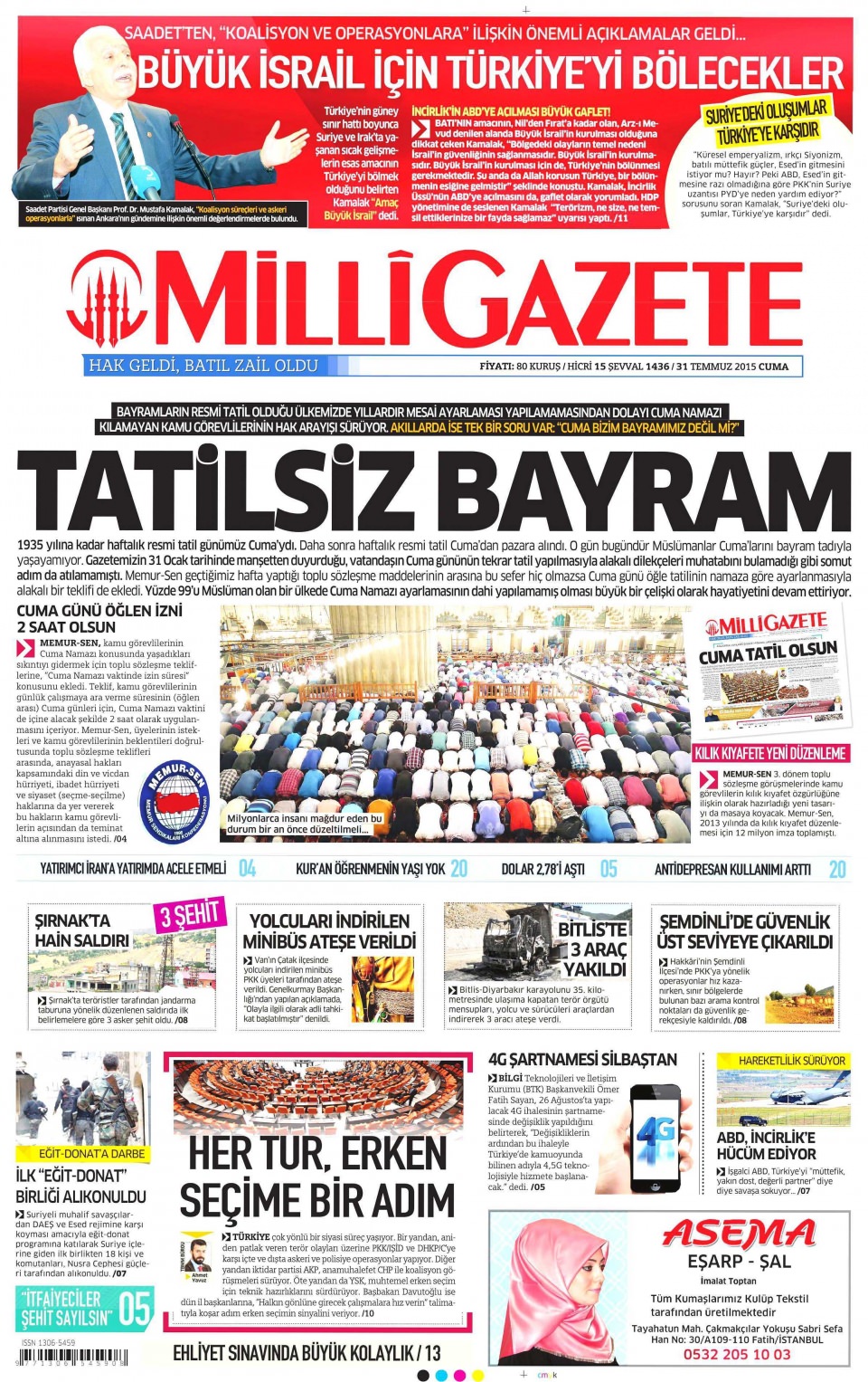 Gazeteler bugün ne yazdı? - 11