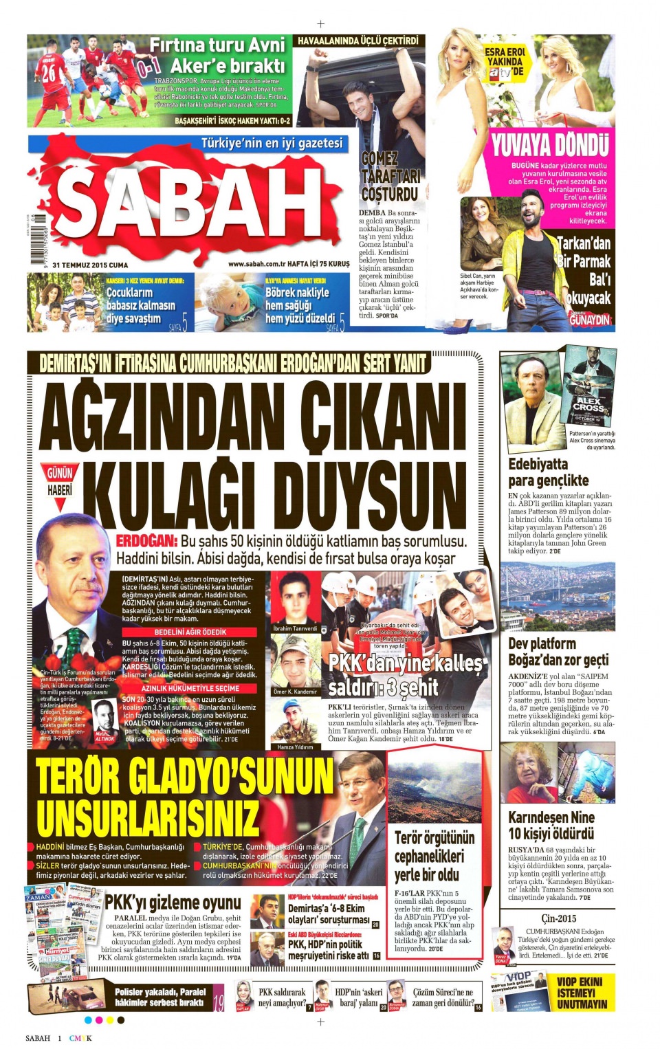 Gazeteler bugün ne yazdı? - 12