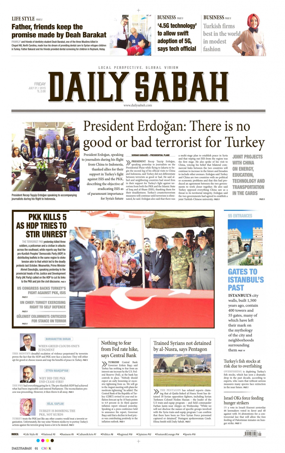 Gazeteler bugün ne yazdı? - 5