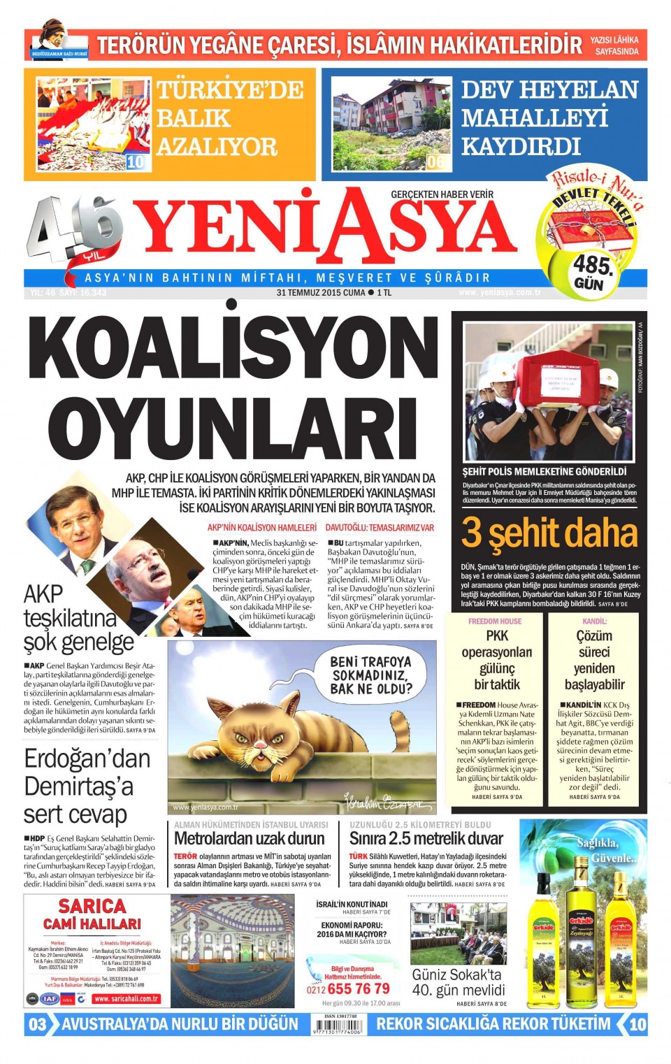 Gazeteler bugün ne yazdı? - 22