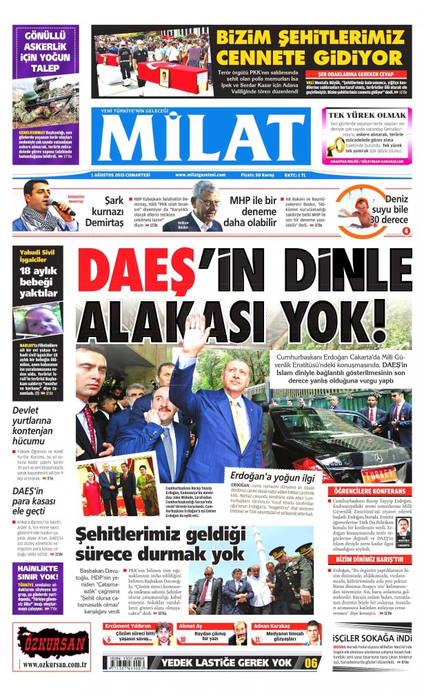 Gazeteler bugün ne yazdı? - 9