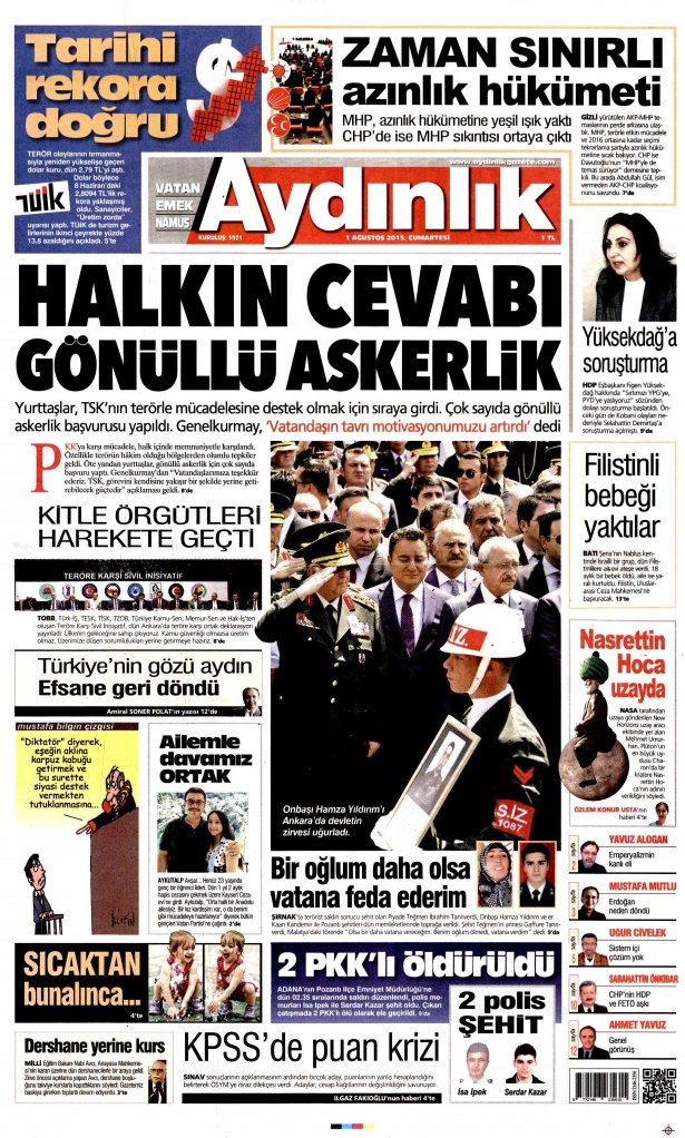 Gazeteler bugün ne yazdı? - 23