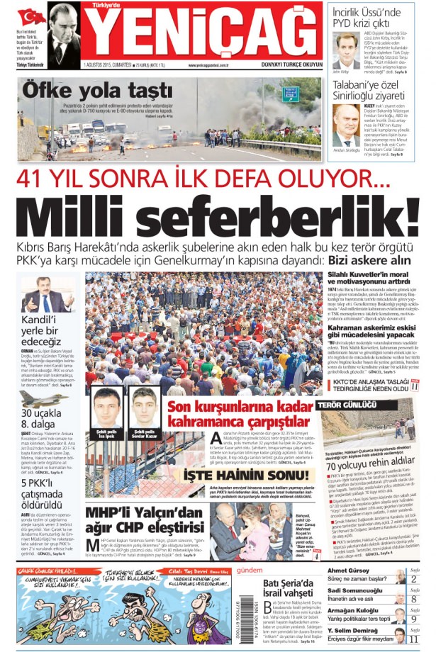 Gazeteler bugün ne yazdı? - 13