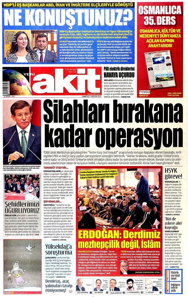 Gazeteler bugün ne yazdı? - 3