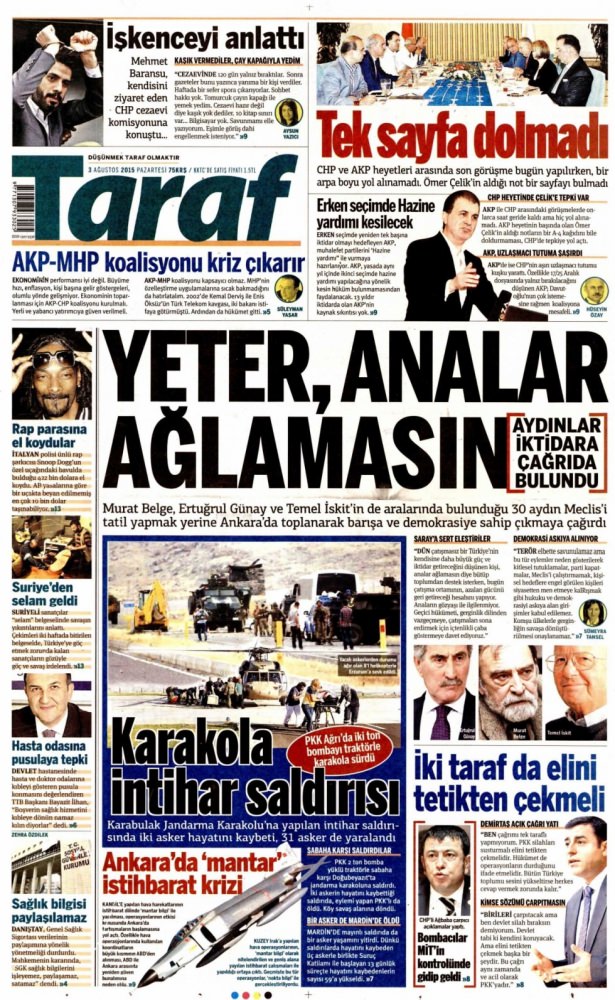 Gazeteler bugün ne yazdı? - 15