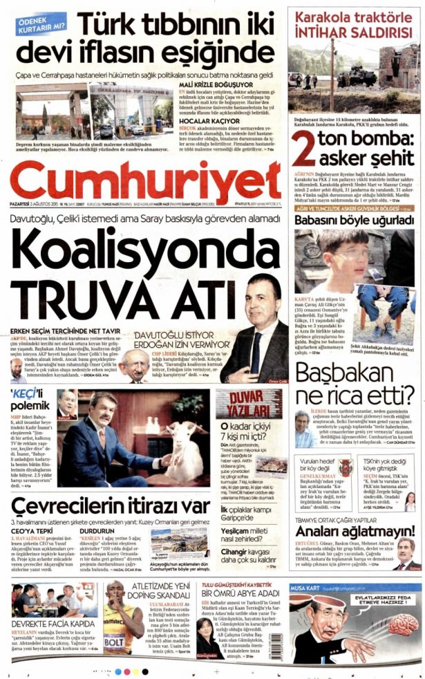 Gazeteler bugün ne yazdı? - 8