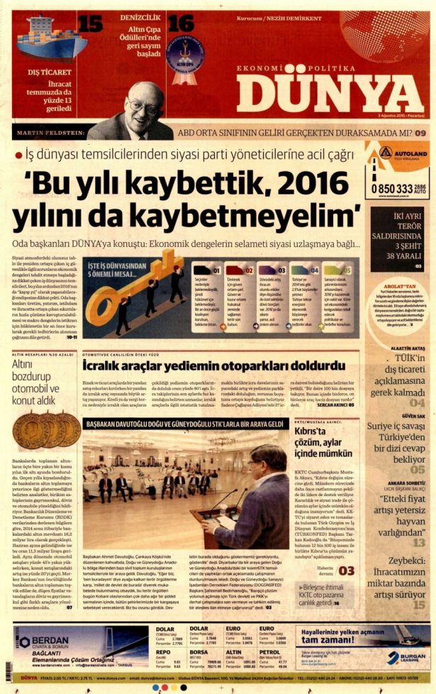 Gazeteler bugün ne yazdı? - 9