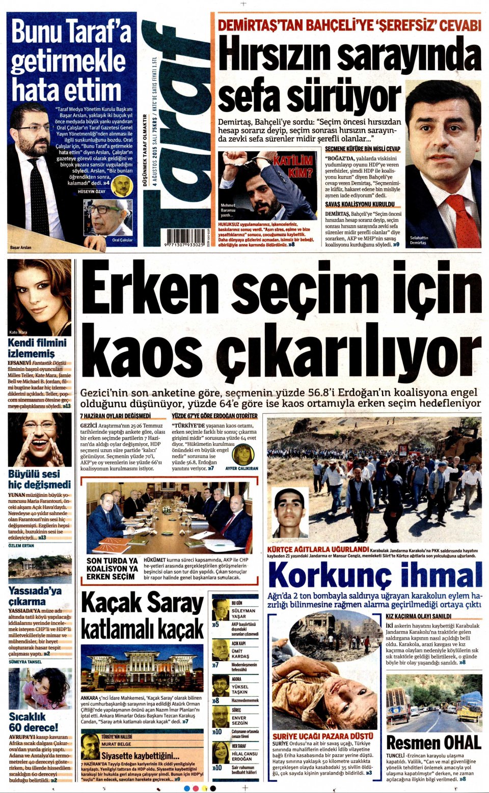 Gazeteler bugün ne yazdı? - 20