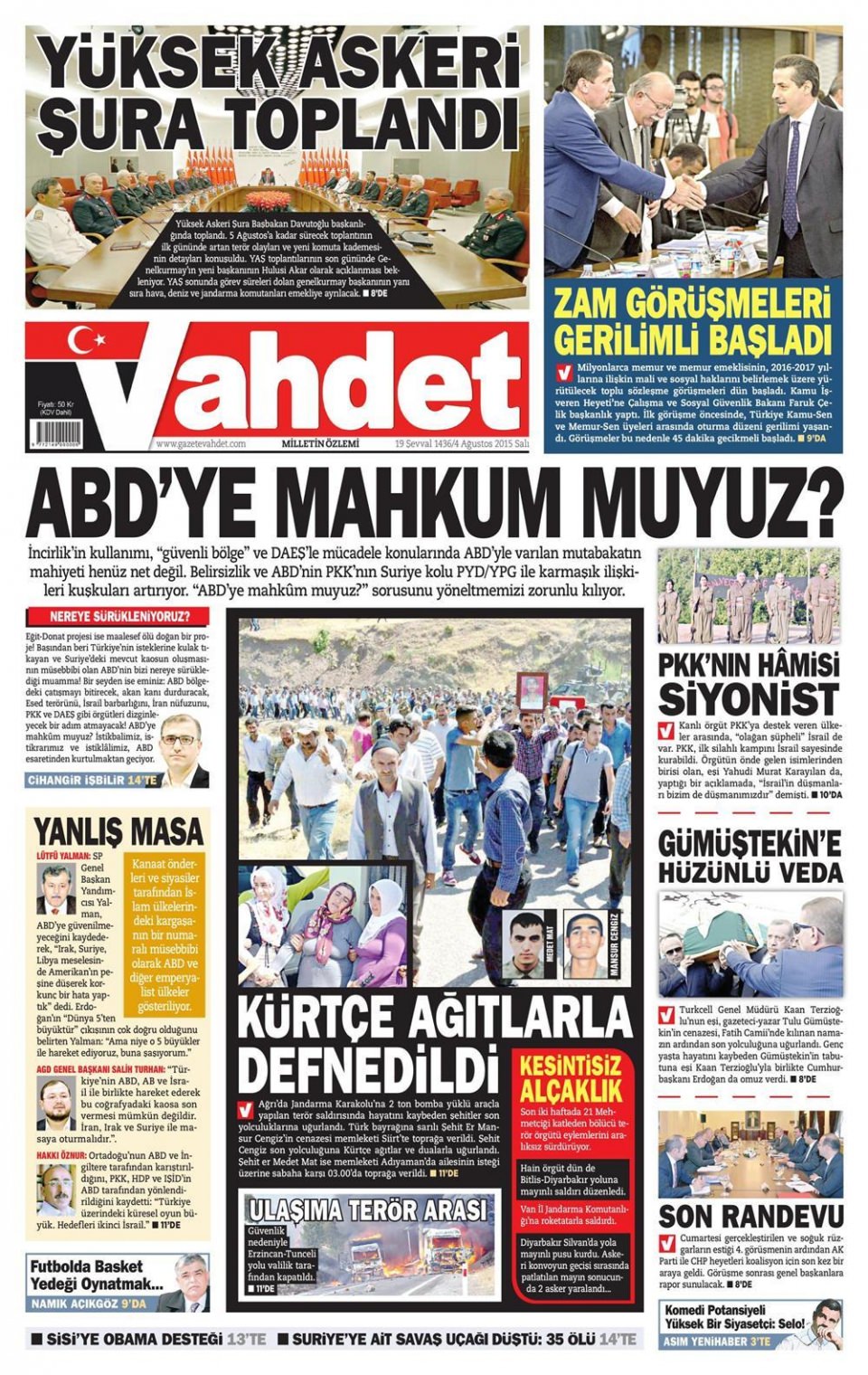 Gazeteler bugün ne yazdı? - 24