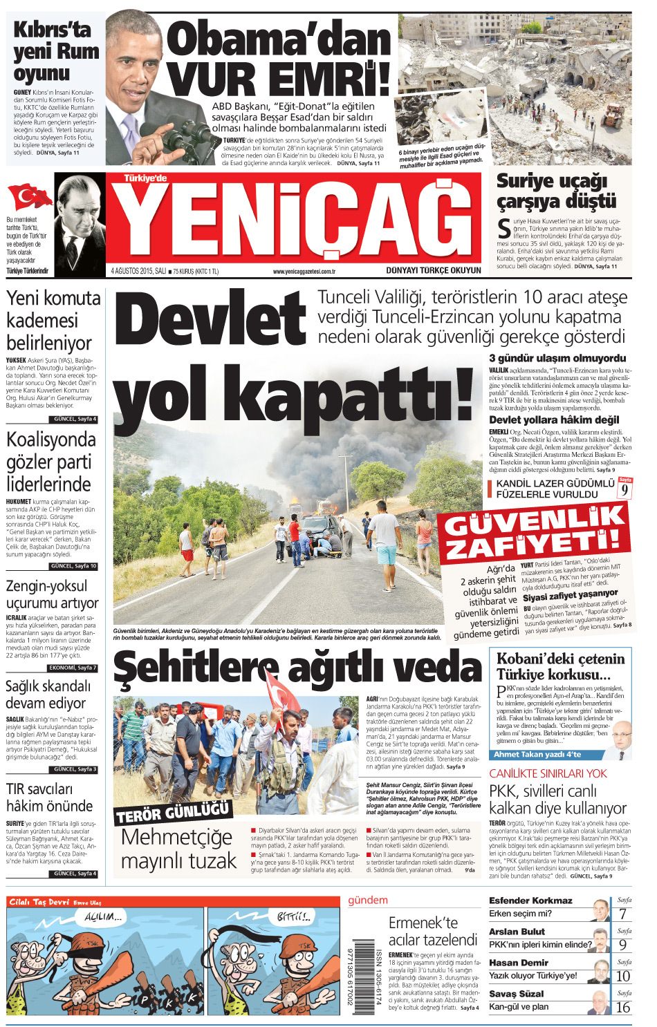 Gazeteler bugün ne yazdı? - 6