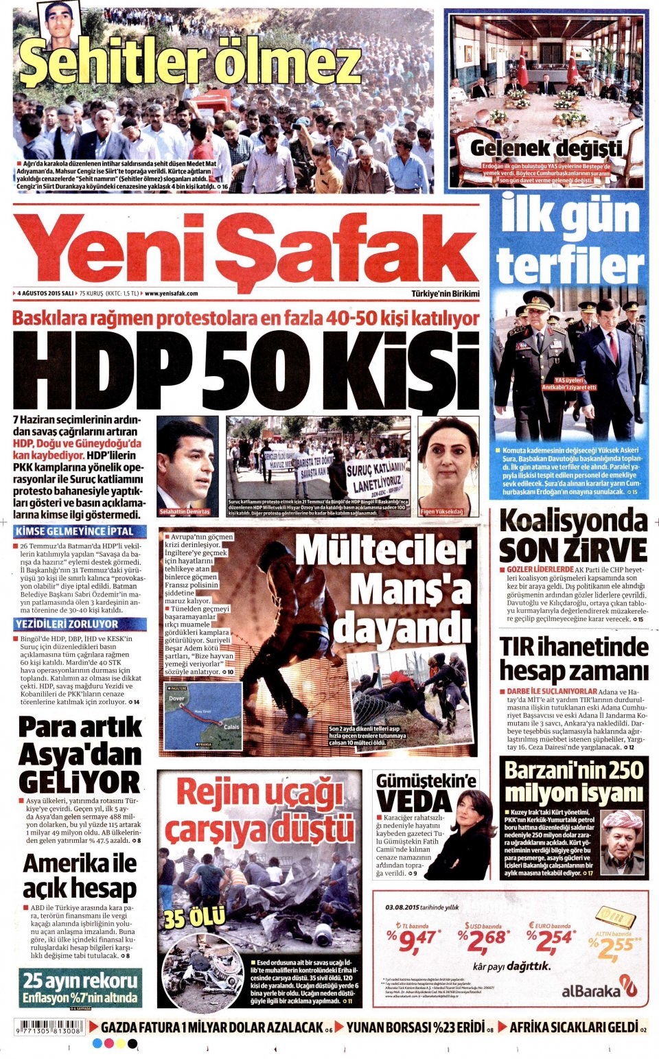 Gazeteler bugün ne yazdı? - 1