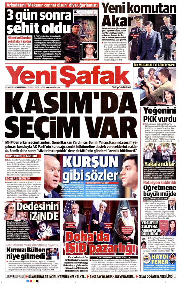 Gazeteler bugün ne yazdı? - 5