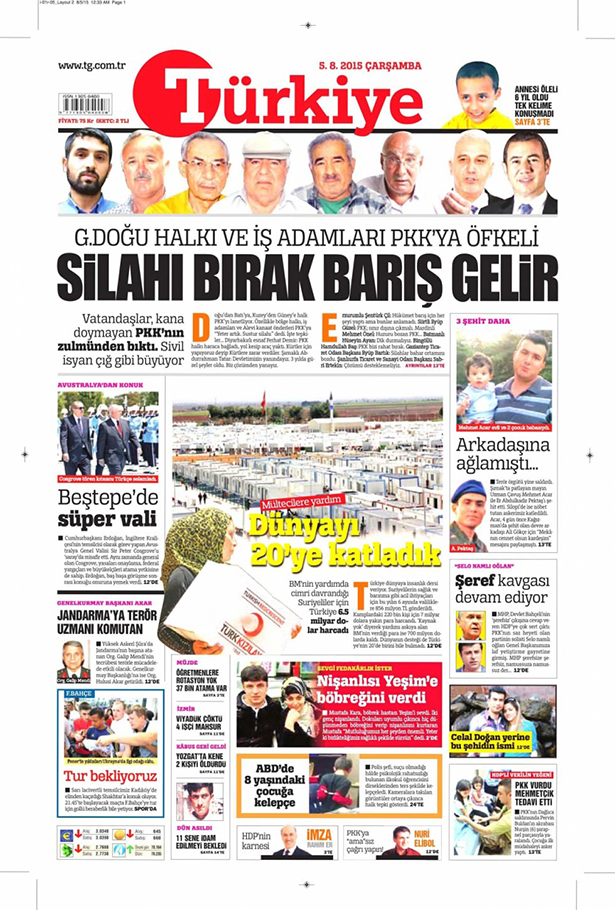 Gazeteler bugün ne yazdı? - 19