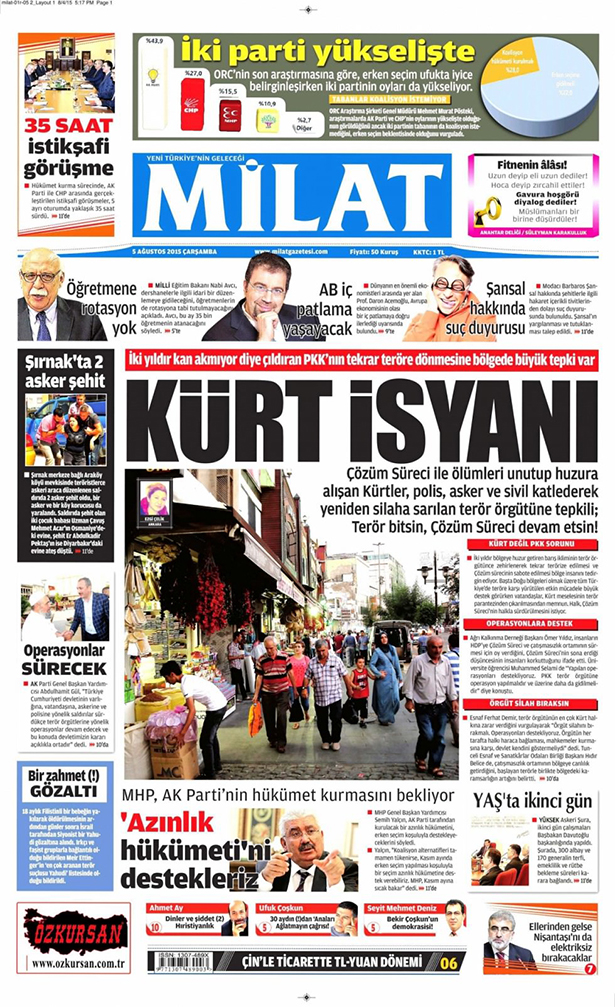 Gazeteler bugün ne yazdı? - 20