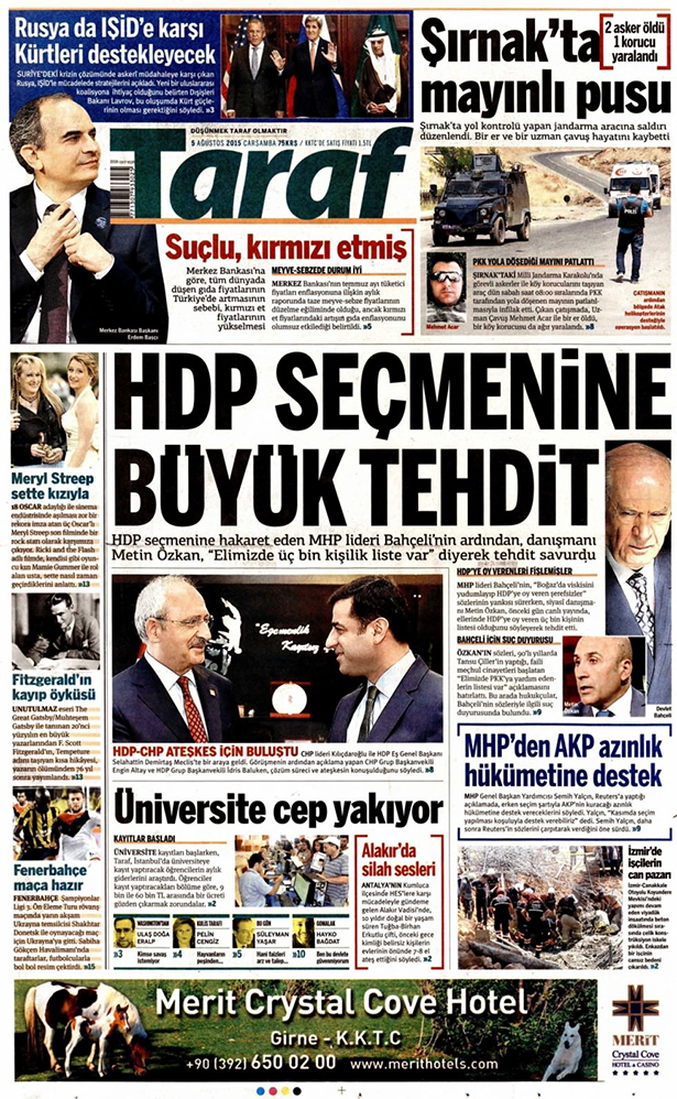 Gazeteler bugün ne yazdı? - 6