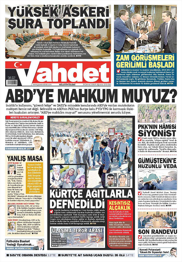 Gazeteler bugün ne yazdı? - 10